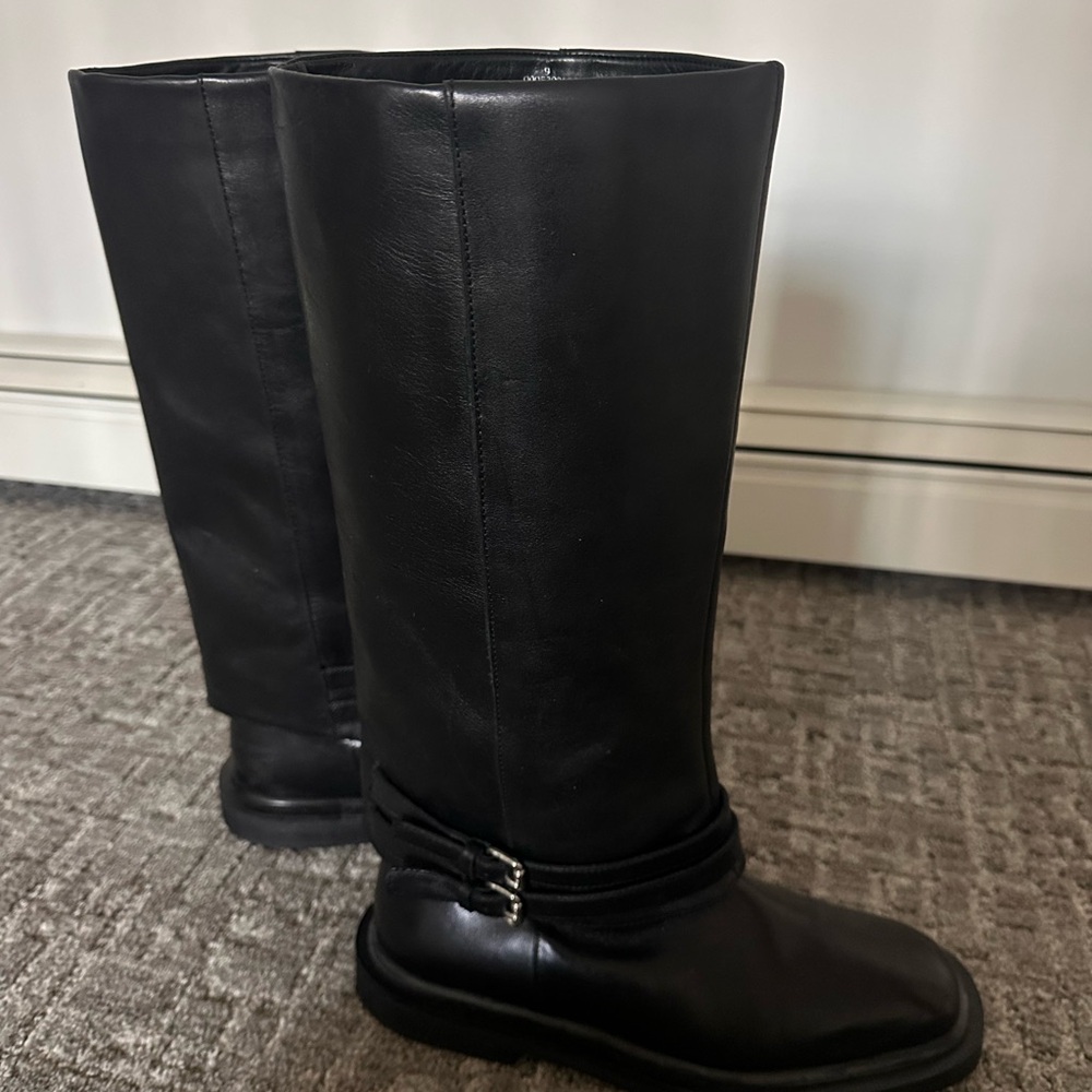 Free People Black Combat & Moto Boots - Picture 5 of 11